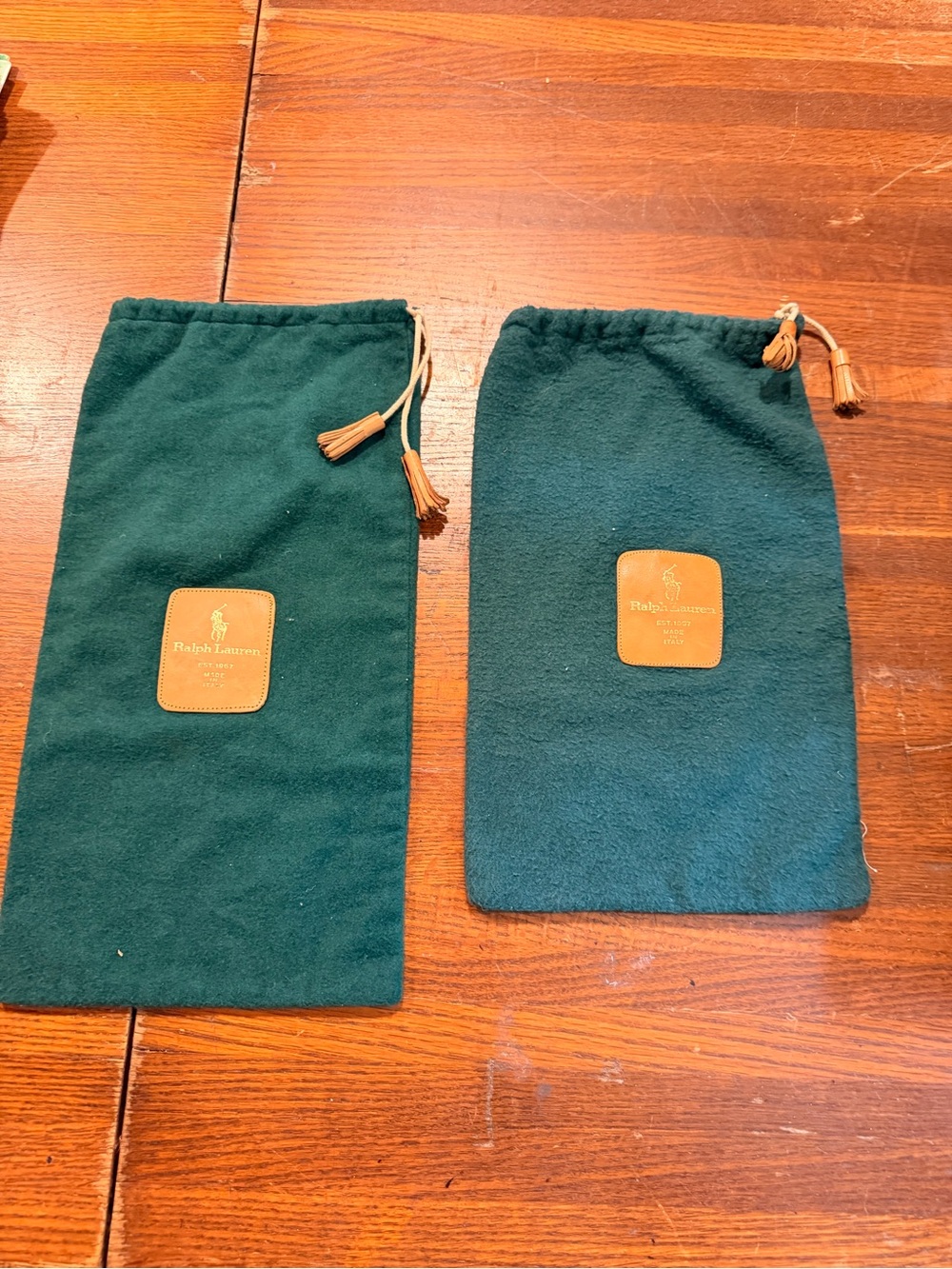1990 Ralph Lauren drawstring dust bag— lot